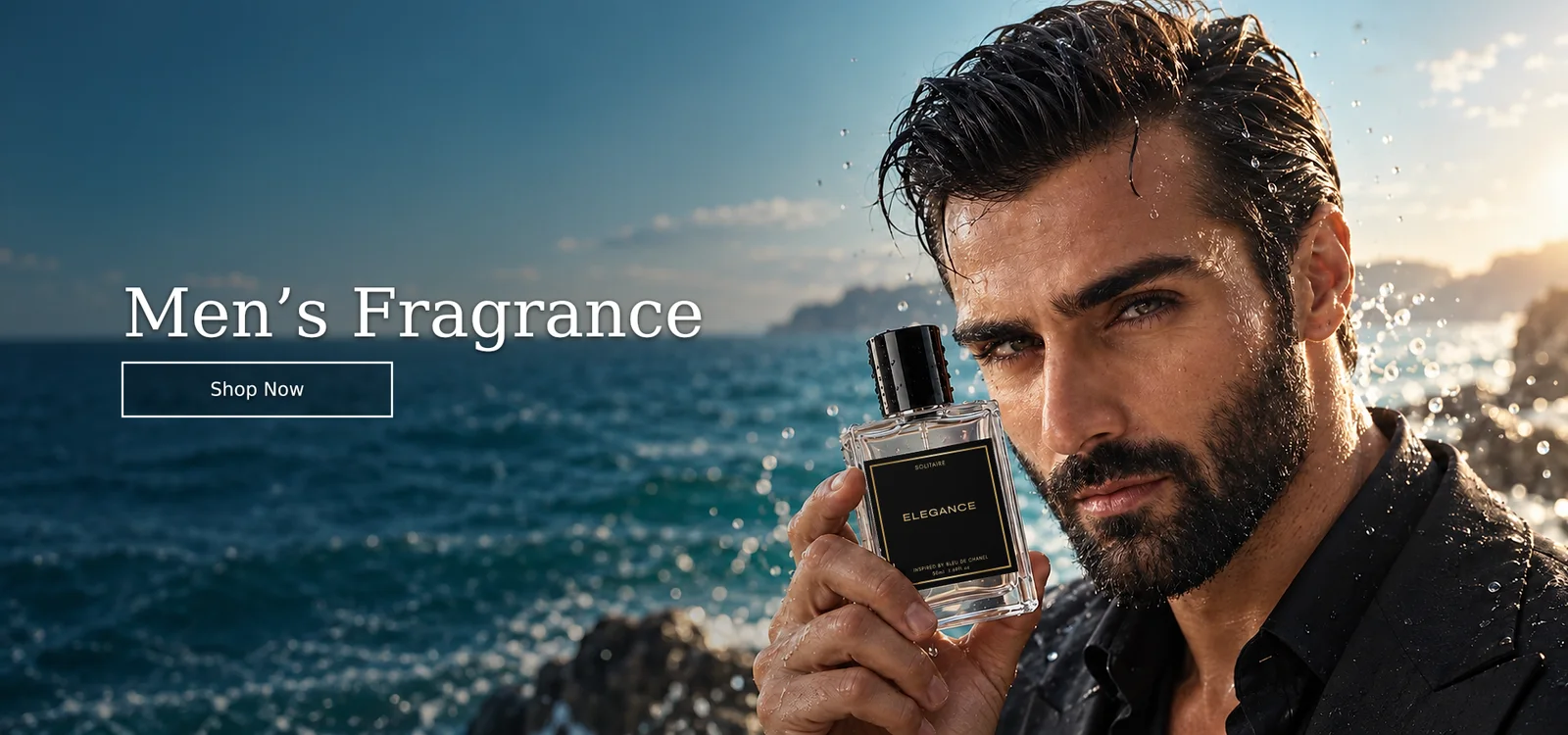 Solitaire perfume collection banner